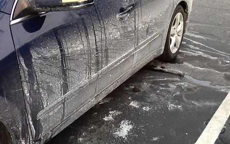 آسیب های رنگ خودرو در زمستان